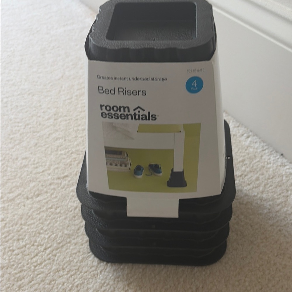 Room Essentials Black Bed Risers